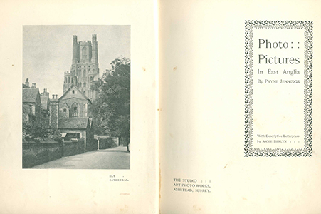Open copy of Photo Pictures of East Anglia showing Ely Cathedral